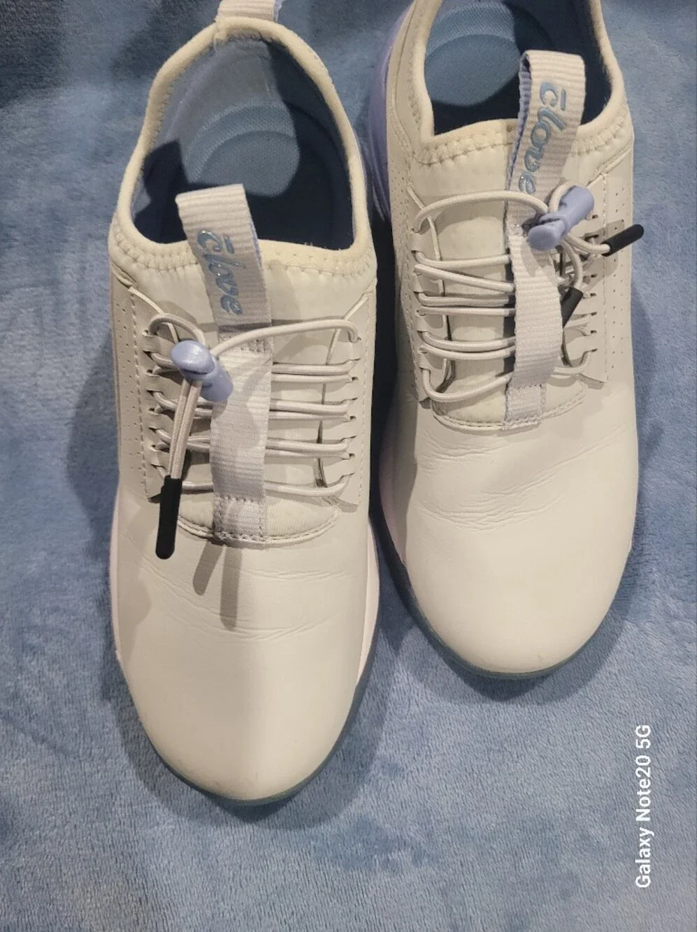 Clove White Lavender Nursing Shoes Womens Size 7 EUC